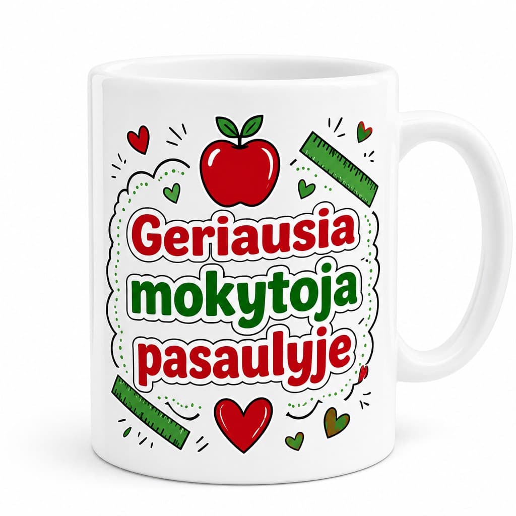 Mokytojos puodelis – Geriausia mokytoja pasaulyje
